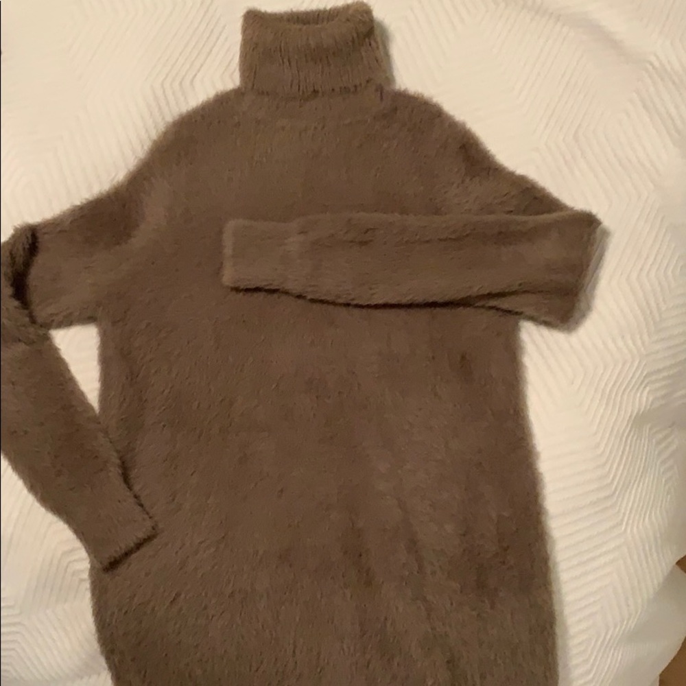 Fuzzy Zara Turtleneck